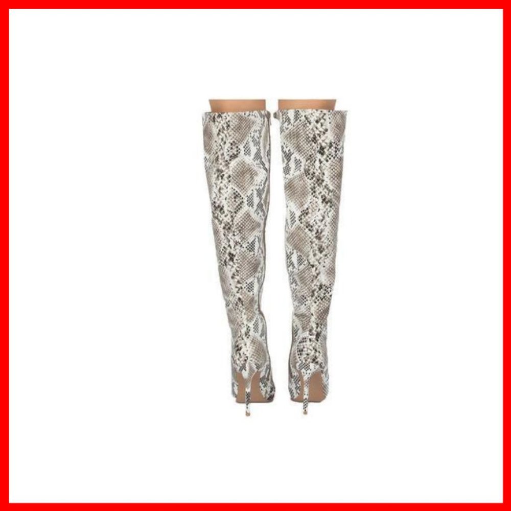 NWT Snakeskin Thigh High Boot - Picture 6 of 7